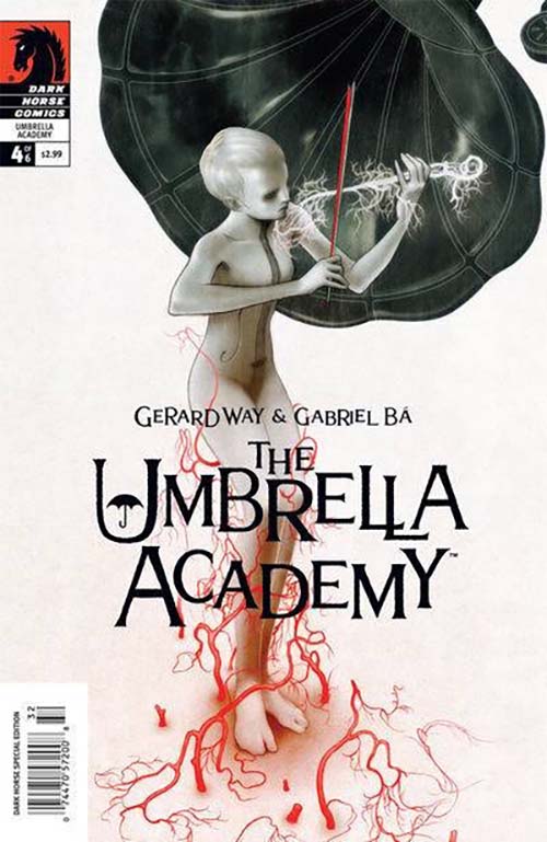 White Violin on the cover of The Umbrella Academy #4