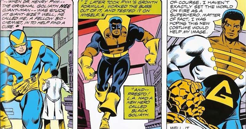 Bill Foster revealing how he became Black Goliath