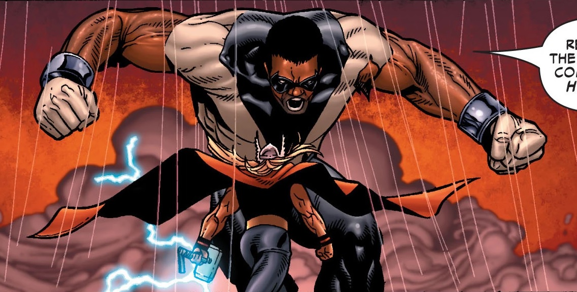 Bill Foster taking on Ragnarok during Ragnarok