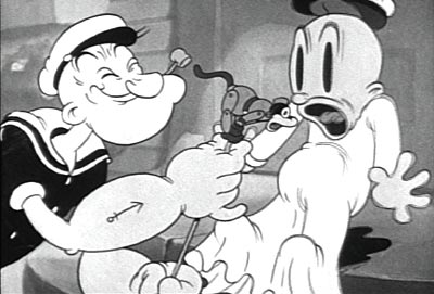 Little Swee’Pea with Popeye