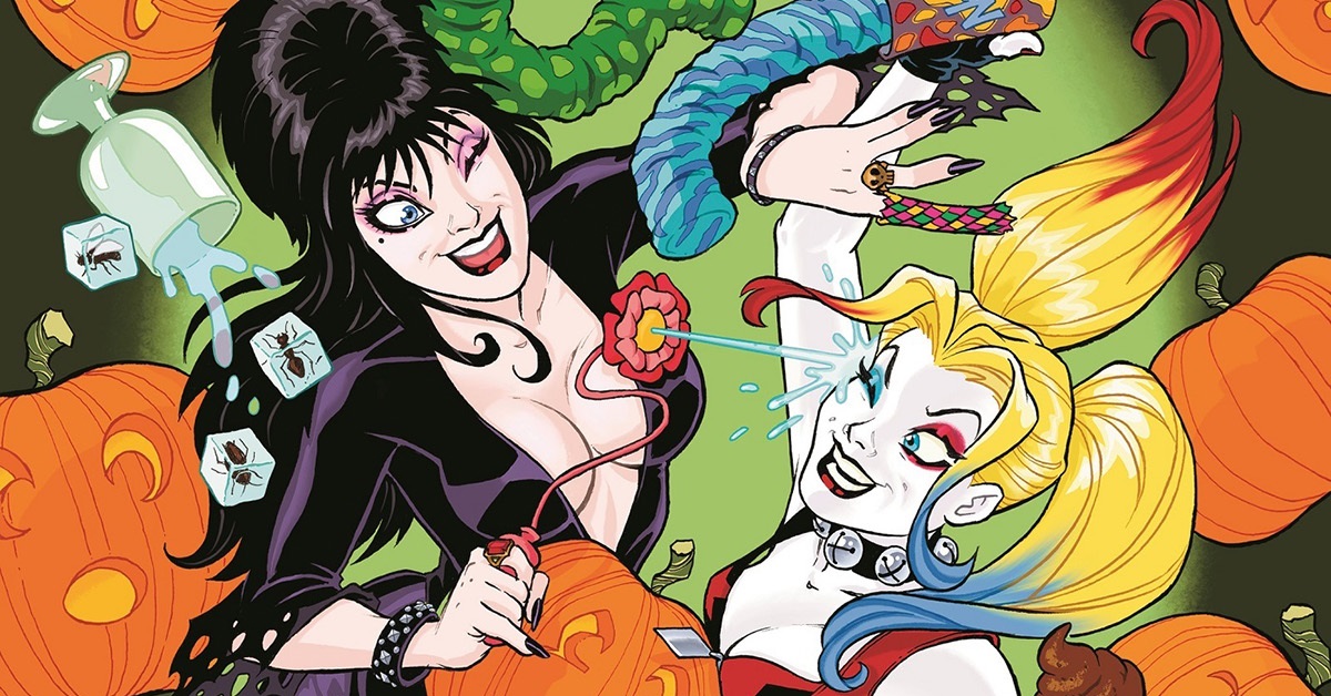 Harley Quinn & Elvira to Meet in Halloween Crossover