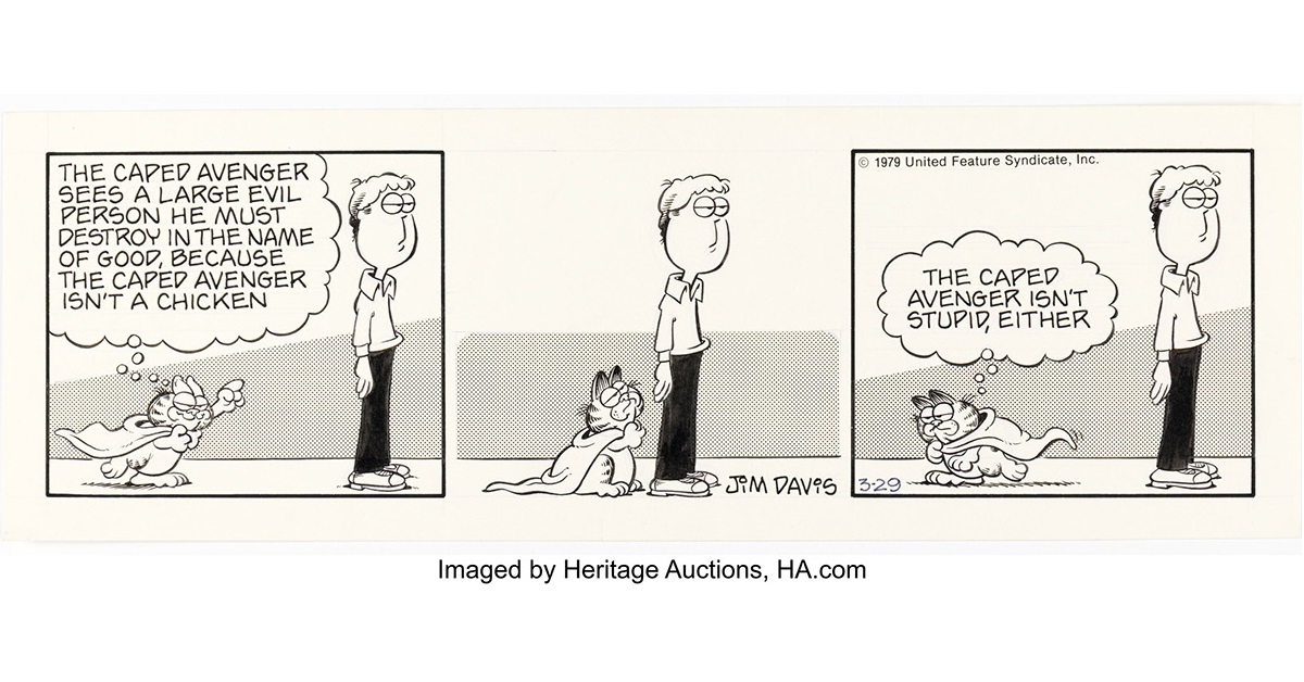 Heritage to Sell Garfield Comic Art in Showcase Auction