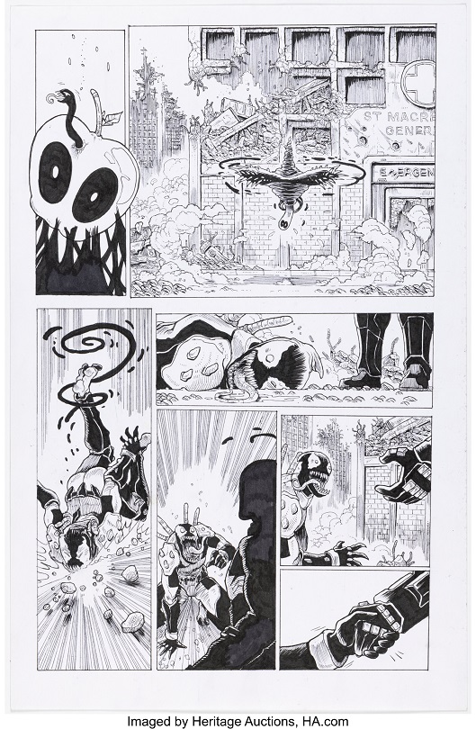Heritage weekly auction Edge of Venomverse #5 page