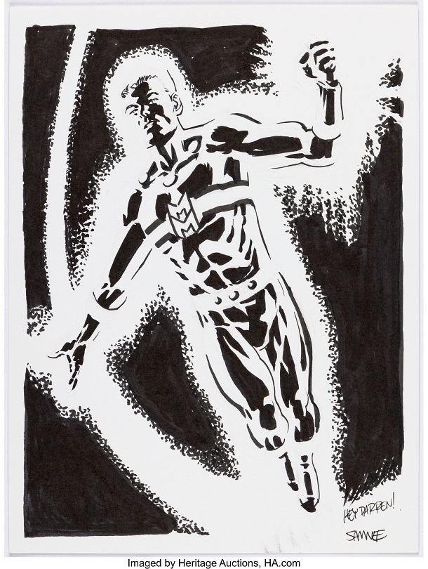 Heritage weekly auction Miracleman illustration