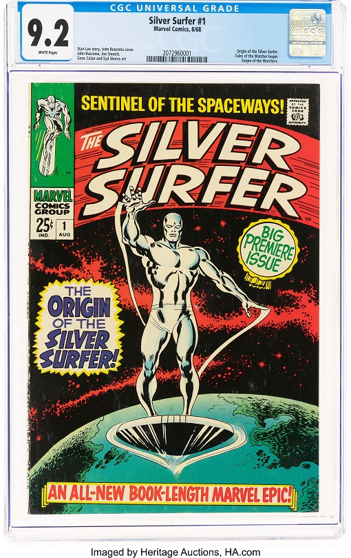 Heritage weekly auction Silver Surfer #1