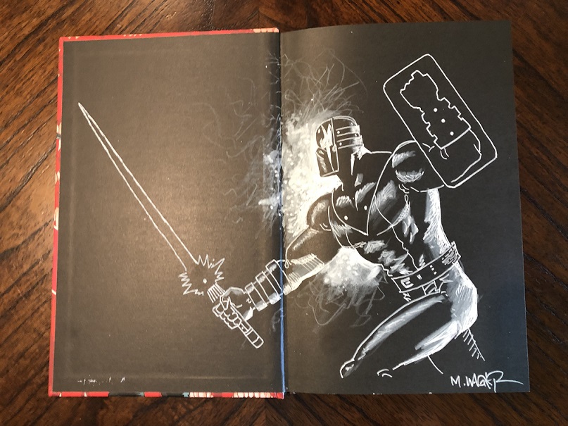 Hero Matt Wagner’s Grendel Devil’s Crucible Defiance with sketch