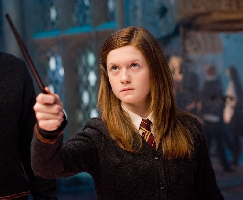 Bonnie Wright in Harry Potter
