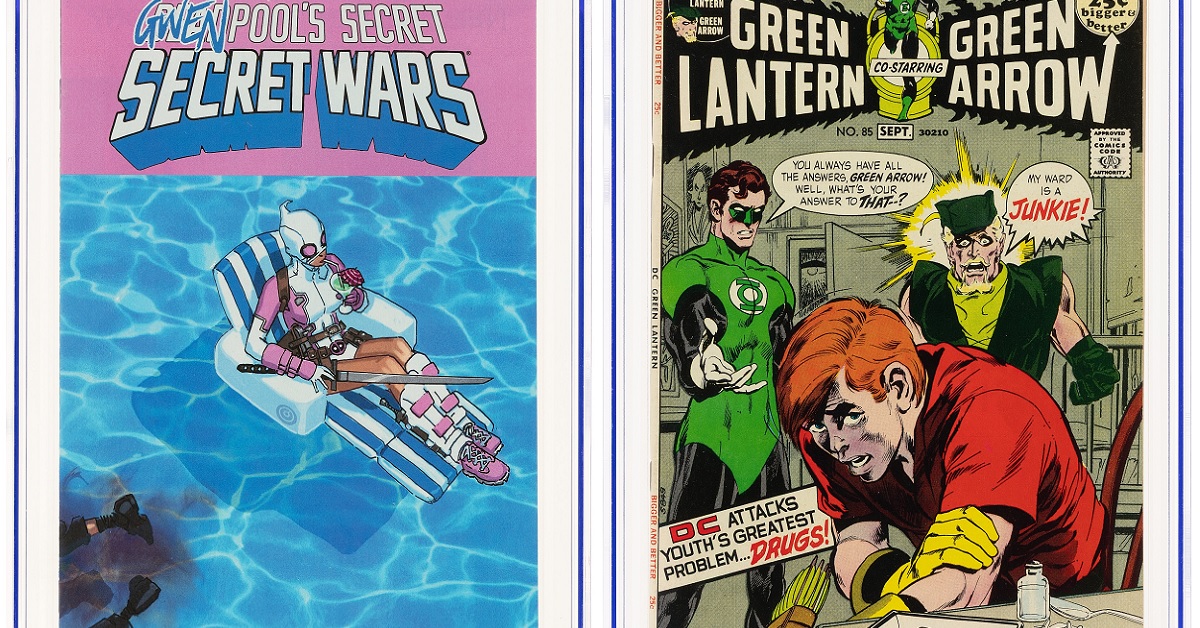 Gwenpool, Green Lantern Keys in Heritage Auctions