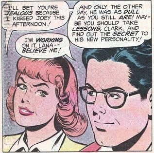 Lana Lang trying to make Clark jealous