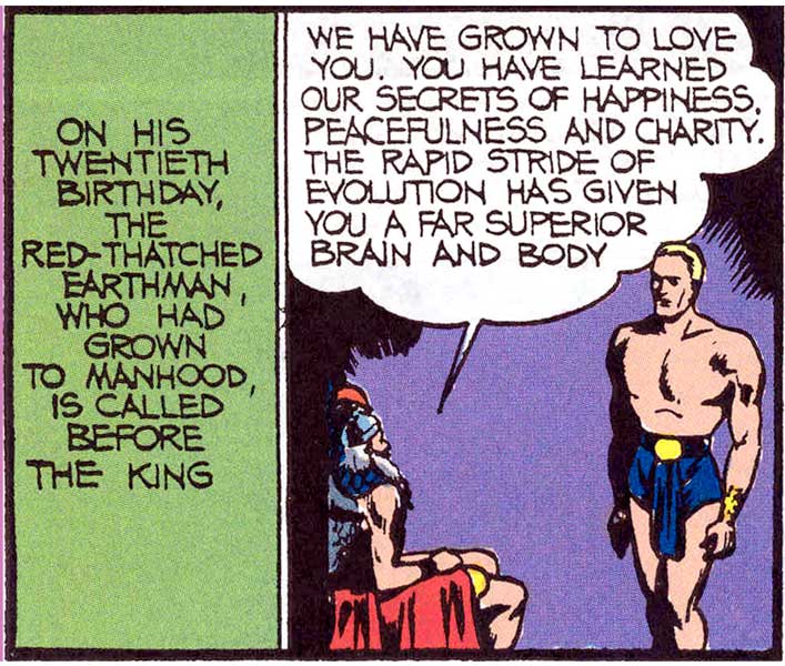 Red Raven Comics panel 1