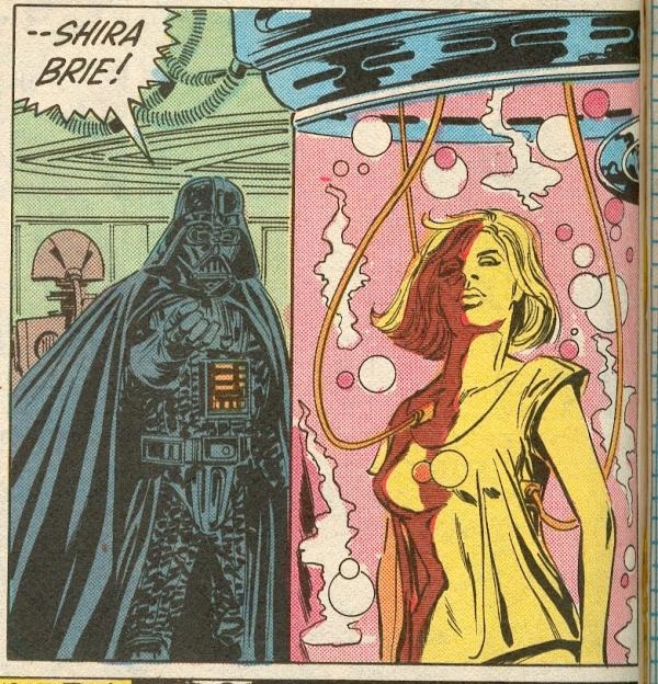 Shira Brie with Darth Vader