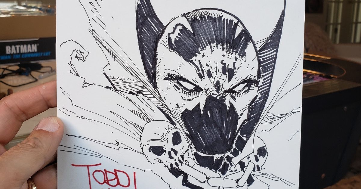 King Spawn #50 Variant with Original McFarlane Sketch