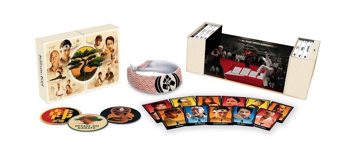 The Karate Kid Ultimate Collection discs and extras