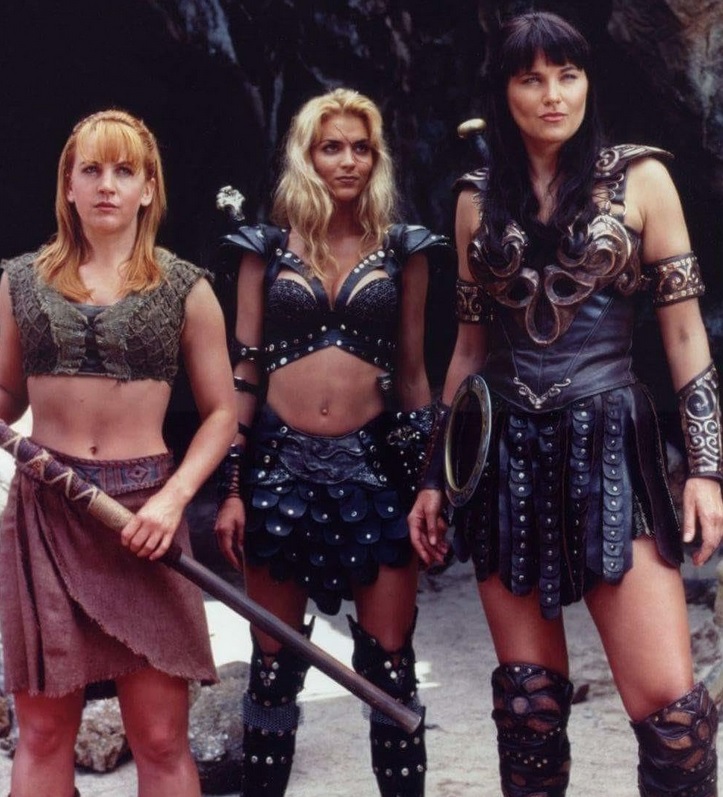 Xena Warrior Princess Renee O’Connor, Hudson Leick, and Lucy Lawless