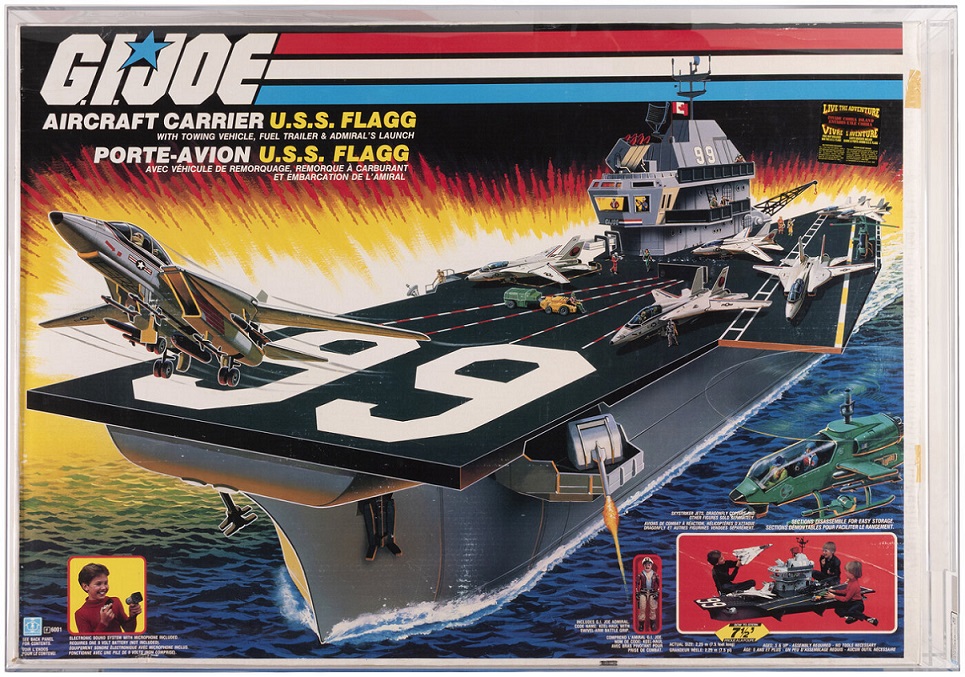 Hake’s GI Joe auction U.S.S. Flagg Series 4 vehicle