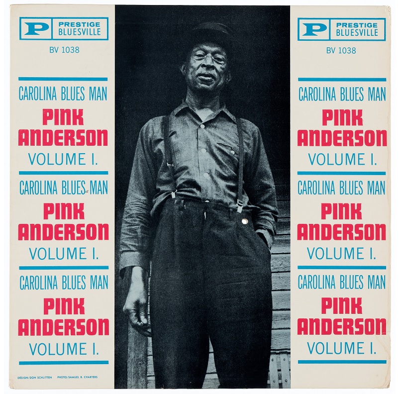 Heritage vinyl auction Pink Anderson Volume 1 Carolina Blues Man promo