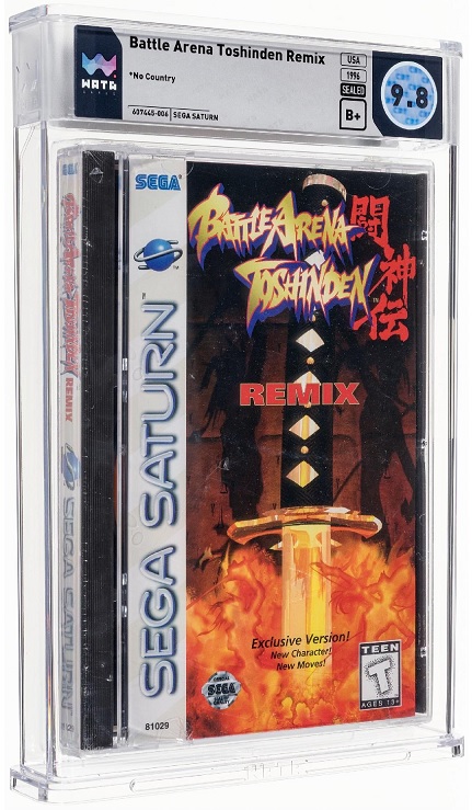 Heritage weekly auction Battle Arena Toshinden Remix for Sega SAturn
