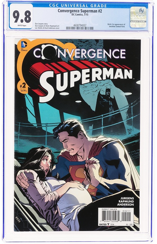 Heritage weekly auction Convergence Superman #2