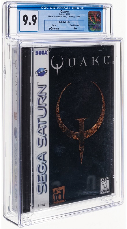 Heritage weekly auction Quake for Sega Saturn