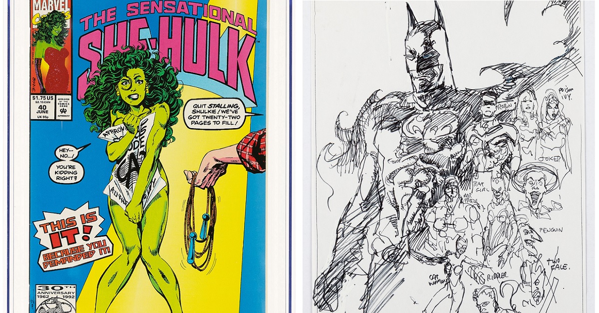 Heritage Offers She-Hulk Key, Sienkiewicz Batman Art