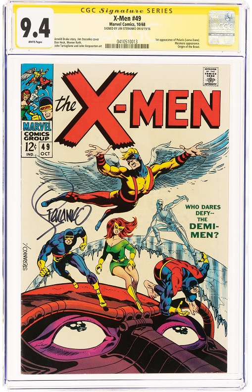 Heritage weekly auction X-Men #49