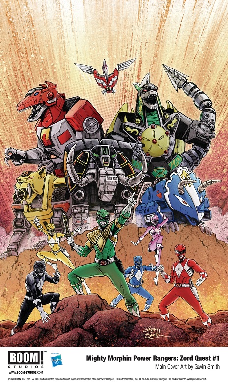 Mighty Morphin Power Rangers Zord Quest cover by Gavin Smith