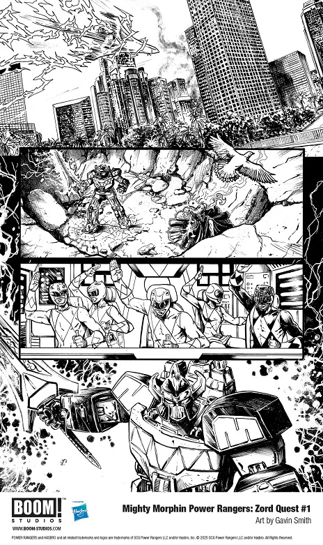 Mighty Morphin Power Rangers Zord Quest interior page 1