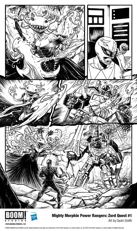 Mighty Morphin Power Rangers Zord Quest interior page 3