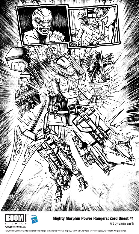 Mighty Morphin Power Rangers Zord Quest interior page 4