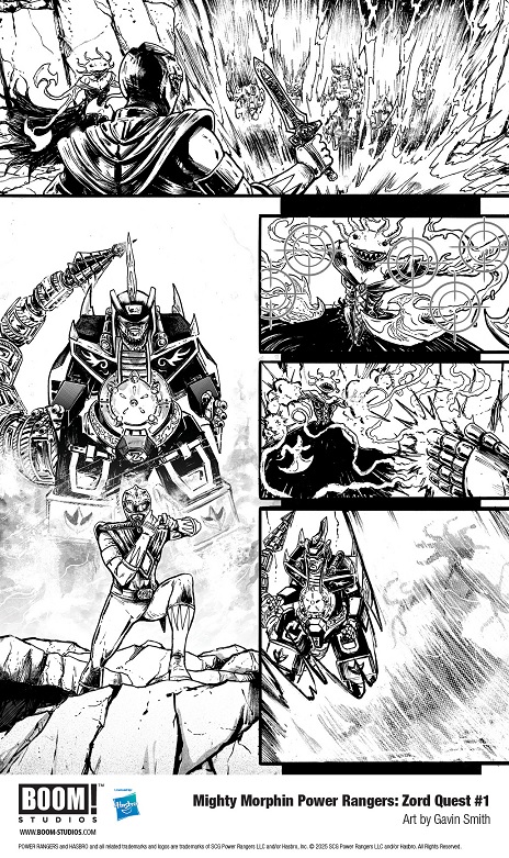 Mighty Morphin Power Rangers Zord Quest interior page 5