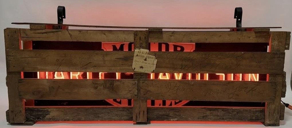 Milestone auction 2 Harley-Davidson neon sign in original, unopened crate