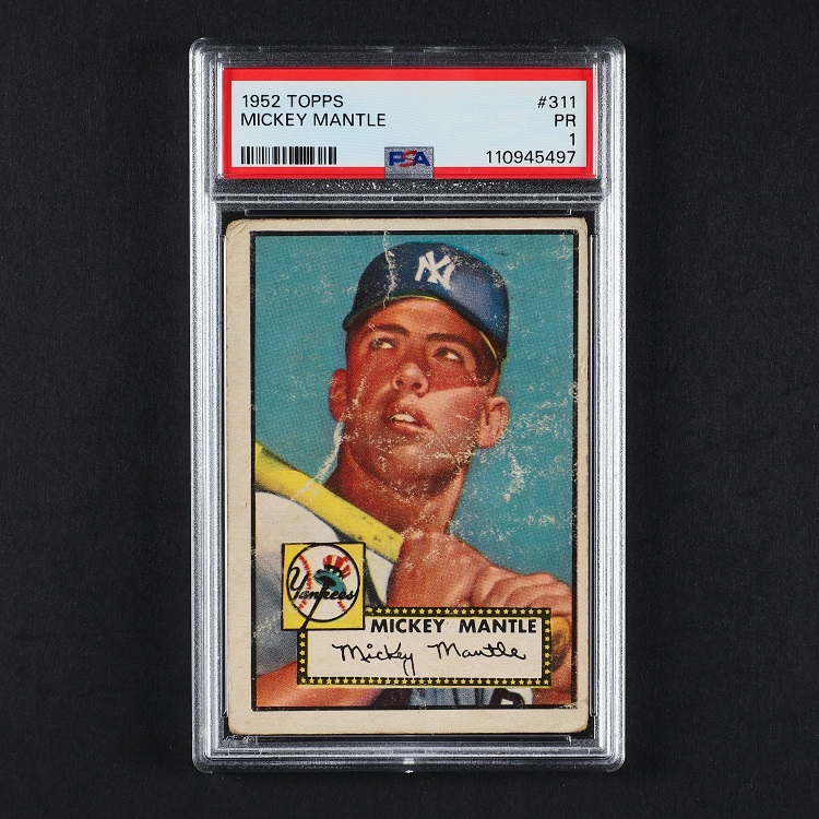 Miller & Miller auction 1 Mickey Mantle card