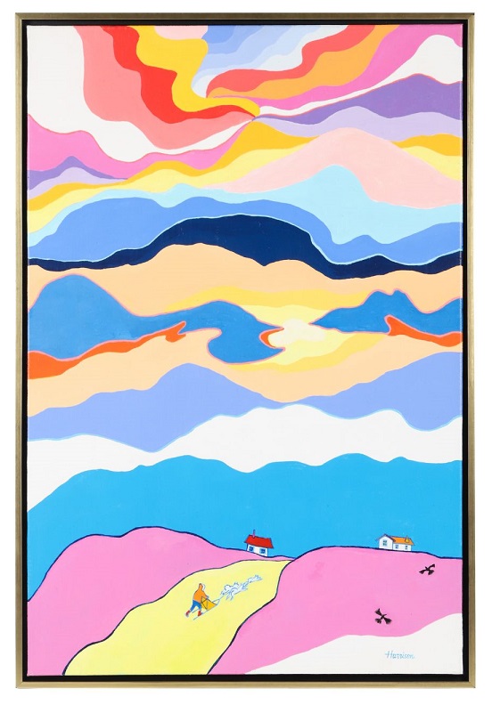 Miller & Miller auction 2 Ted Harrison painting