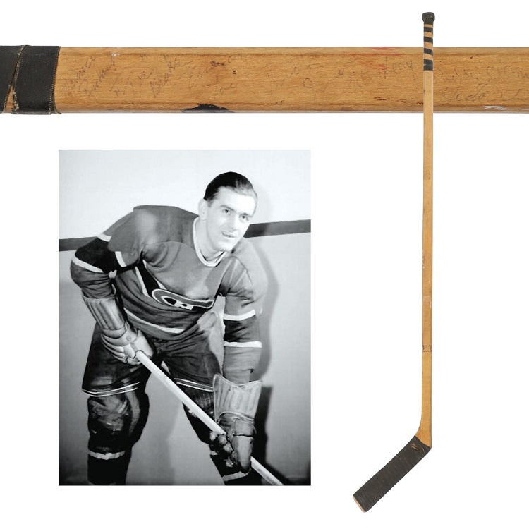 Miller & Miller auction 4 Richard hockey stick