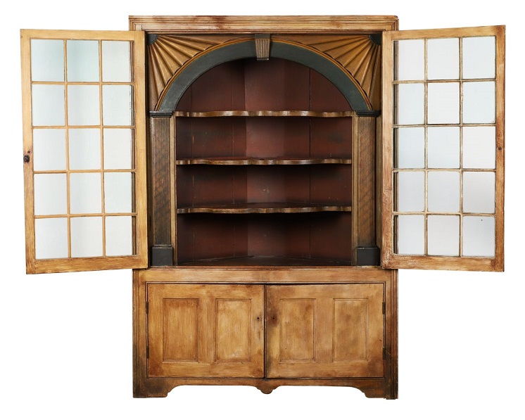 Miller & Miller auction 4 corner cupboard