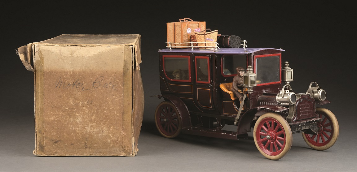 Morphy antique toy auction 1 Carette clockwork limousine