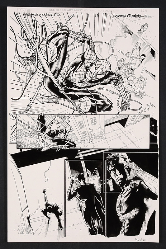 MyComicShop 6 Predator vs Spider-Man art