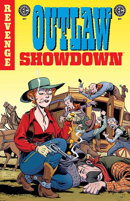 Outlaw Showdown EC homage variant cover by Shawn McManus
