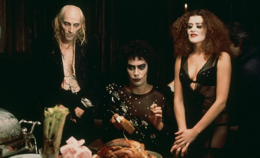 Rocky Horror Picture Show Richard O’Brien, Tim Curry, and Patricia Quinn