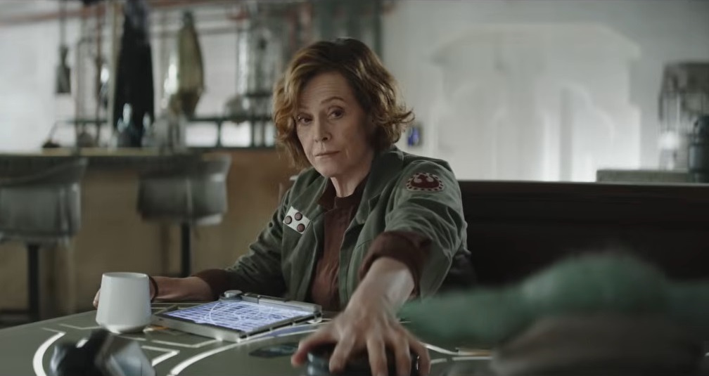 The Mandalorian and Grogu Sigourney Weaver