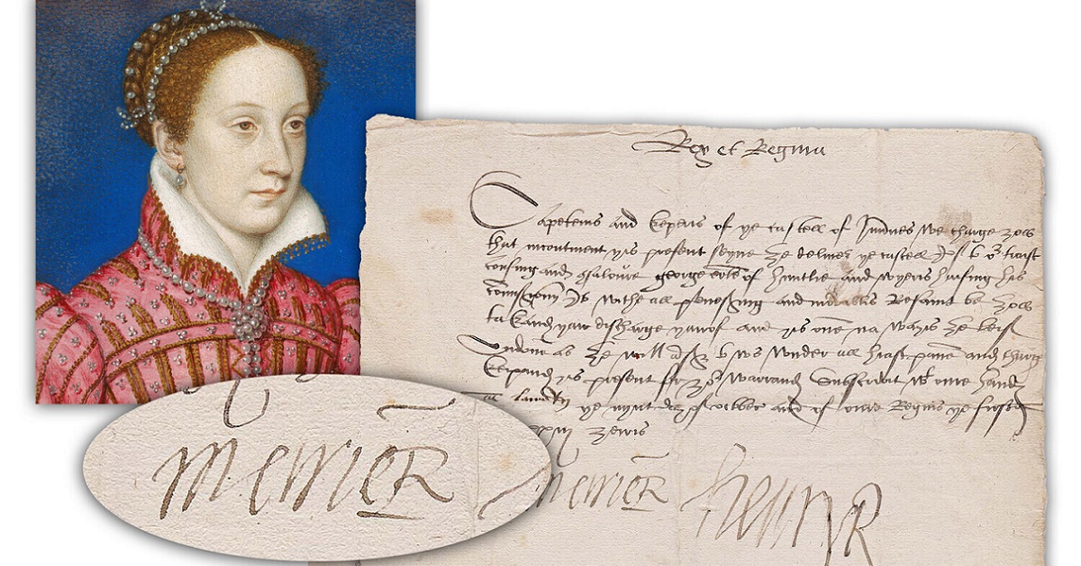 Jefferson, Mary, Queen of Scots Signed Items in University Archives Sale
