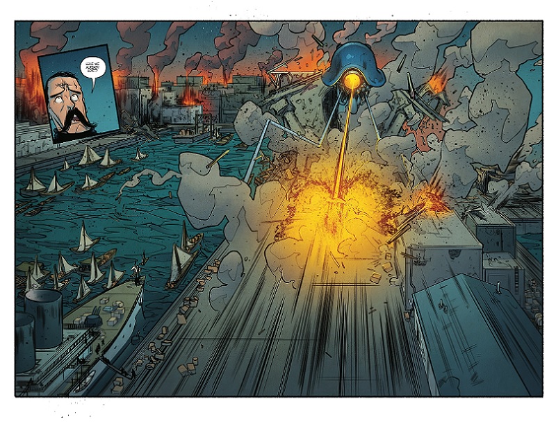 War of the Worlds Thunder Child interior page 2