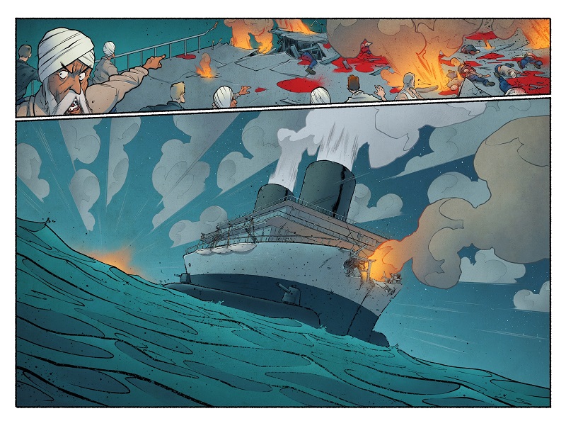 War of the Worlds Thunder Child interior page 3