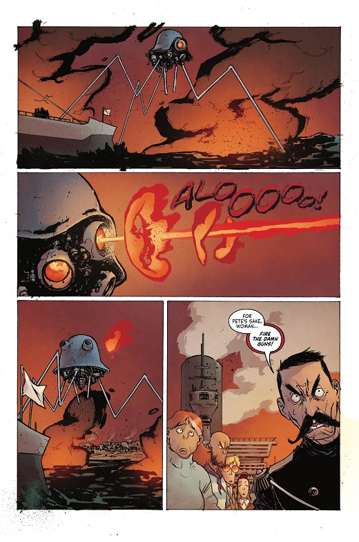 War of the Worlds Thunder Child interior page 4