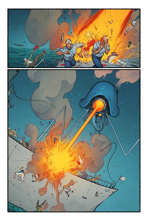 War of the Worlds Thunder Child interior page 5