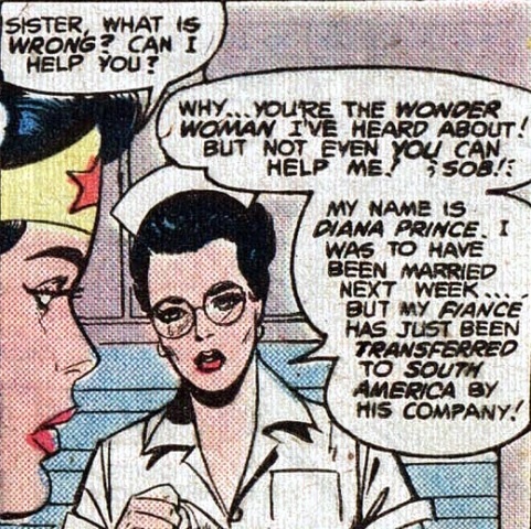 Wonder Woman meeting Diana Prince