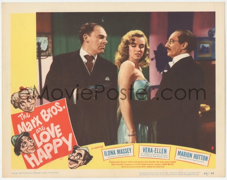 eMoviePoster Love Happy lobby card