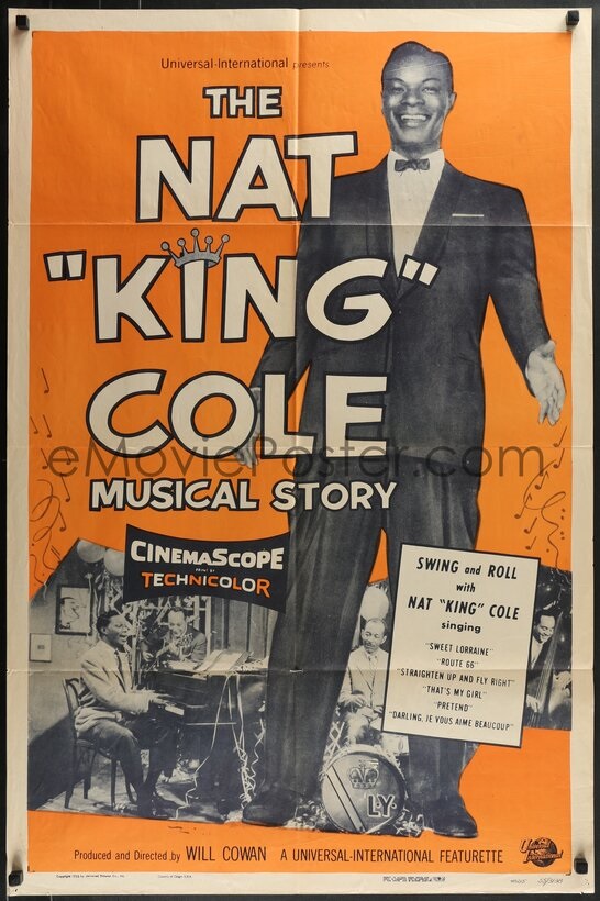 eMoviePoster Nat King Cole Musical Story one-sheet