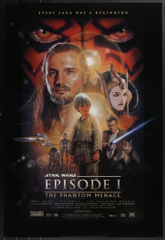 eMoviePoster auction Phantom Menace one-sheets