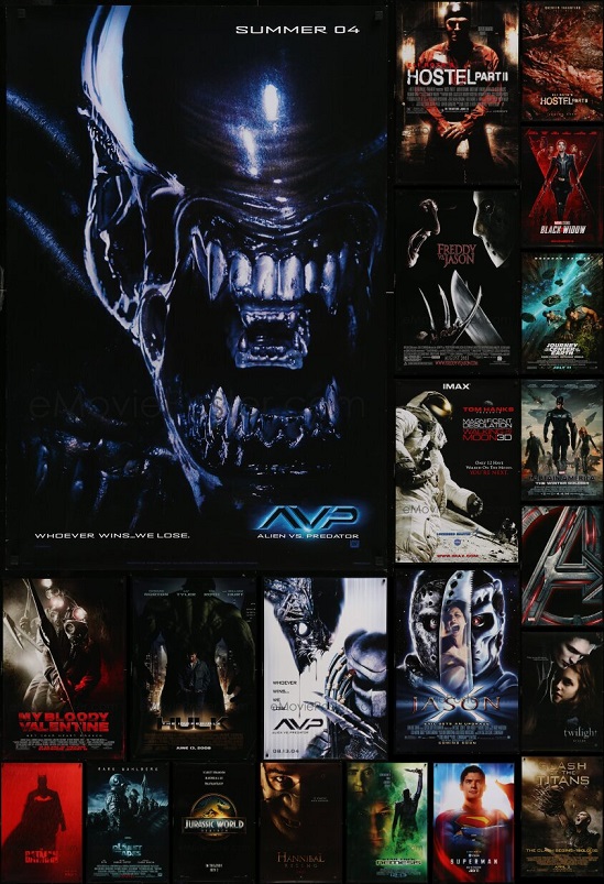 eMoviePoster auction horror, sci-fi, fantasy, superhero posters